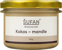 Kokosovo-mandlové máslo 190g Šufan